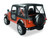 Replace-A-Top For OEM - '76-86 CJ7 (Black Crush; Clear Windows; Door Skins Included)