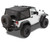 Replace-A-Top For OEM - '10-18 Wrangler JK 2-Door (Premium Black Twill; Tinted Windows; No Door Skins Included)