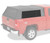 Window Set - '07-18 Wrangler JK 4-Door (Premium Black Twill, Fits Trektop 54923)