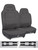 Enduro High Back Reclining Suspension Seats Kit for Jeep Wrangler JK/JKU (Pair)