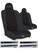 Daily Driver High Back Suspension Seats Kit for 03-06 Jeep Wrangler TJ (Pair)