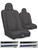 Daily Driver High Back Suspension Seats Kit for 03-06 Jeep Wrangler TJ (Pair)
