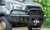 Front view of Transit with Front Winch Bumper 2020+, bull bar and brush guards.
