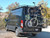 Transit Van featuring Aluminess Rear Vertical Bike Rack.