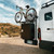 Transit Van featuring Aluminess Rear Horizontal Bike Rack.