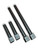 Close-up picture of an long and short Rear Door Rack Bolt-On Support Post with white background.