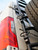 Close-up picture featuring Rear Door Ladder on a Mercedes Sprinter van.
