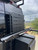 Dodge RAM Promaster with a rear door box and bike rack carrier from Aluminess Products.