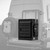 Aluminess Deluxe Box Close-up highlighting aluminum box and Front Loader on the back of a van.