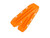 Close-up picture featuring MAXTRAX MKII Signature Orange Recovery Boards on a white background.