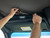 Close-up picture of a person using a Shelf Bags in a van from PRP.