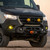 Close-up picture featuring new Aluminess Front Winch Baja Bumper for Sprinter vans.
