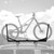 Rocky Mounts Bike Tray carrying a mountain bike on a car roof.