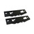 Pair of Recon Rack MaxTrax Adapters shown in a close-up view with mounting slots and angled design.