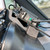 Side view of components attached to the dashboard mounting plate.