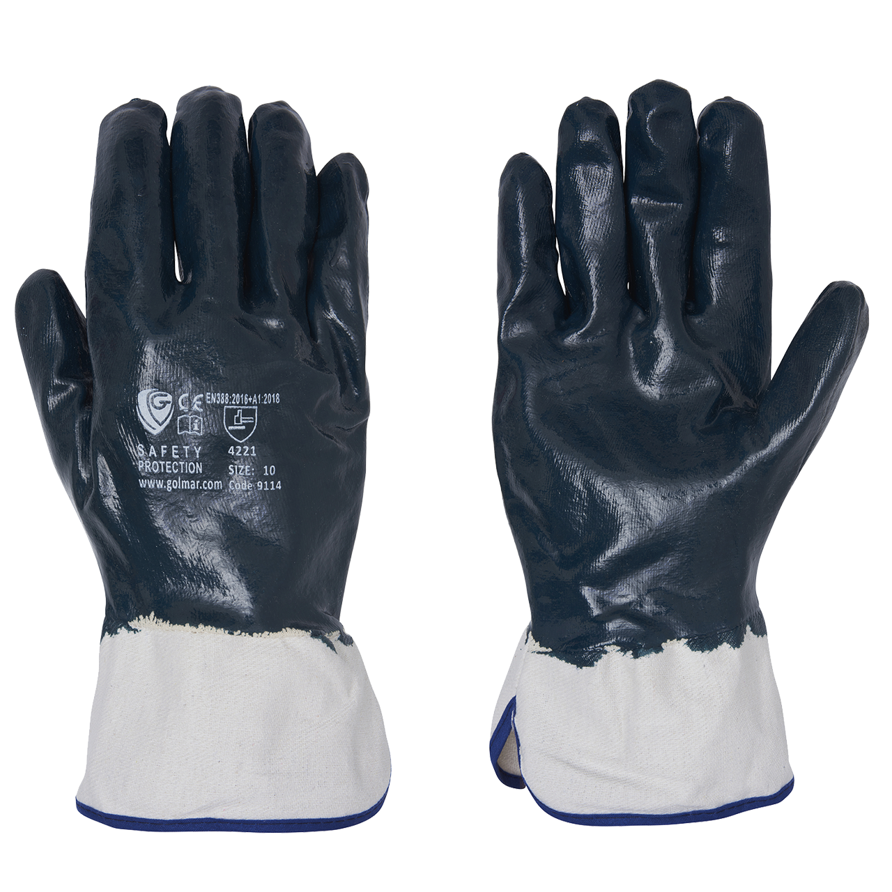 Guanti da lavoro Latex rosso e nero tg 10 5 pz acquista da OBI