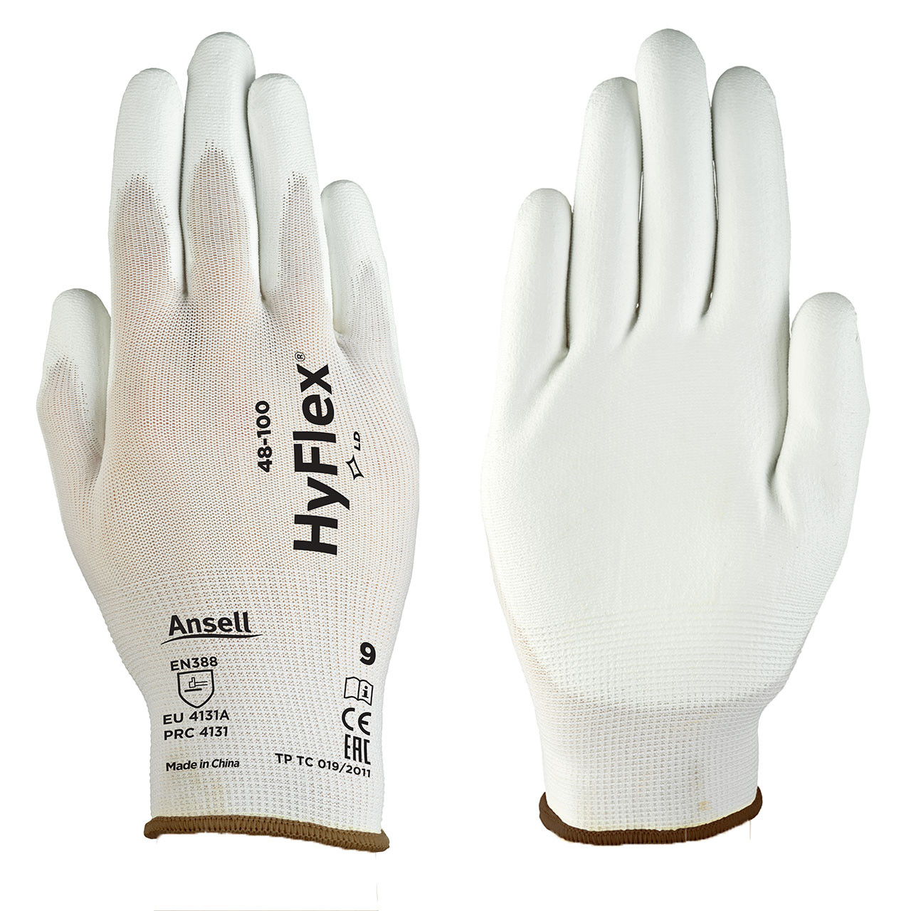 6 Paia Guanti Sicurezza Ansell HyFlex 11-518 – Antitaglio, Nylon Poliuretano, Taglia 9, Blu