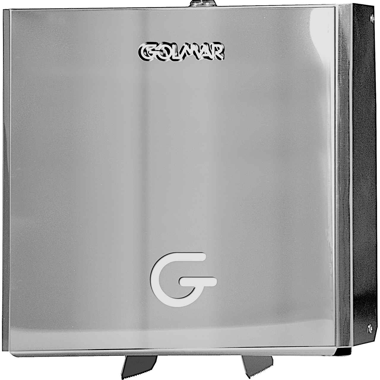 E-TO/2S-S Dispenser Mini Carta Igienica Jumbo In PP Con Masterbio, Chiusura A Chiave, Ø Rotolo 20cm