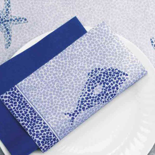 50 Tovaglioli Di Carta Blu Reale LEKOCH - 40x40 Cm, Effetto Lino, Per Feste E Matrimoni - Foto 10