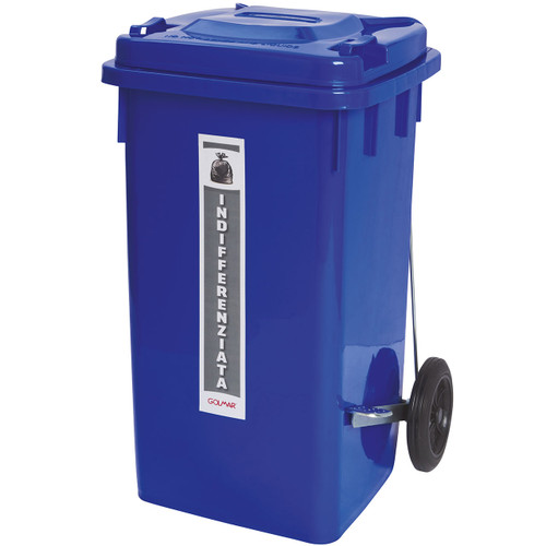 Mobil Plastic Bidone Raccolta Differenziata 35 Litri – Verde Con Coperchio A Doppia Apertura E Manico, Ergonomico E Resistente Per Casa E Ufficio