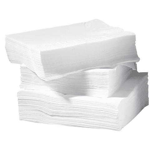 Tovaglioli Di Carta 1 Velo 33x33 Cm - Confezione Da 200 Pezzi, Bianchi, Multiuso Per Casa, Bar E Ristoranti
