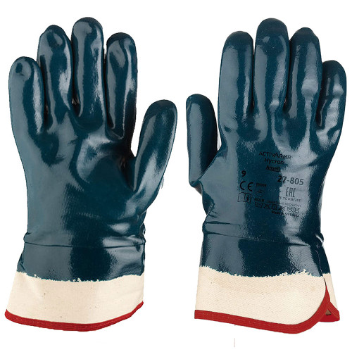 Guanti Antiabrasione Guanti Da Lavoro Nitrile DONAU SAFETY 12 Paia - Impermeabili Anti-Olio Taglia 10 Guanti Impermeabili Olio