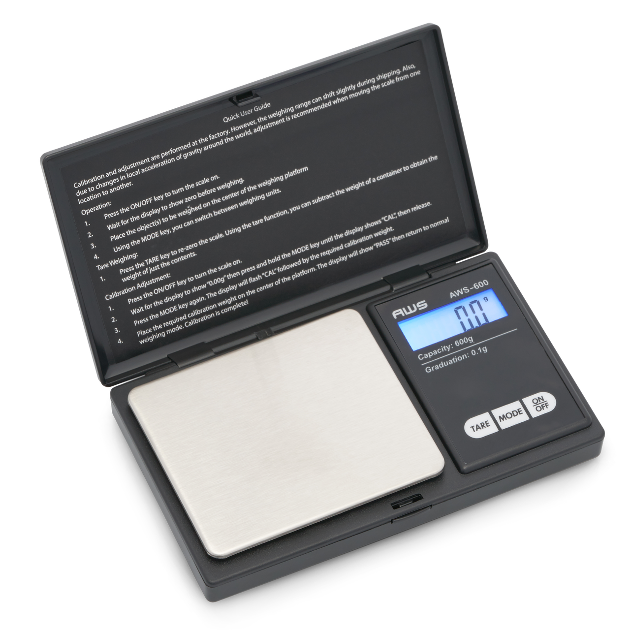 AWS SM-5DR Digital Scale  Dual Range 500 Gram Pocket Scale – CLOUD 9 SMOKE  CO.