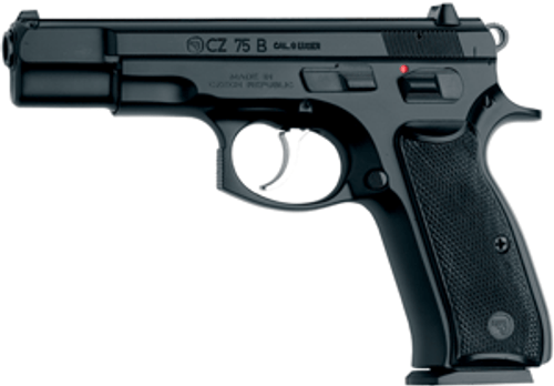 CZ 75-B 9MM FS 10-SHOT STEEL - FRAME BLACK POLYCOTE FINISH