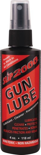 SLIP 2000 4OZ. GUN LUBE PUMP - BOTTLE ALL IN SYNTH LUBRICANT