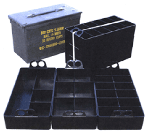 MTM AMMO CAN ORGANIZER 3-PACK - FITS ALL .50BMG AMMO CANS