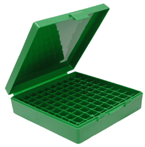MTM AMMO BOX .45ACP/.40SW/10MM - 100-ROUNDS GREEN
