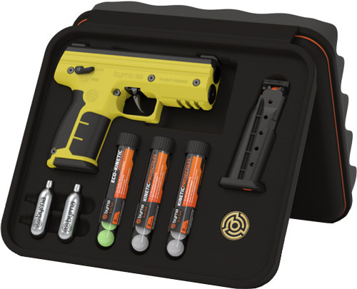 BYRNA SD KINETIC KIT YELLOW W/ - 2 MAGS & PROJECTILES