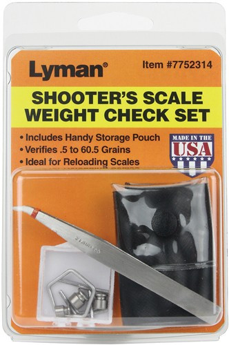 LYMAN SHOOTER'S SCALE WEIGHT - CHECK SET