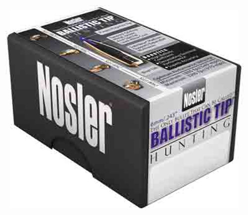 NOSLER BULLETS 6MM .243 - 55GR BALLISTIC TIP 100CT