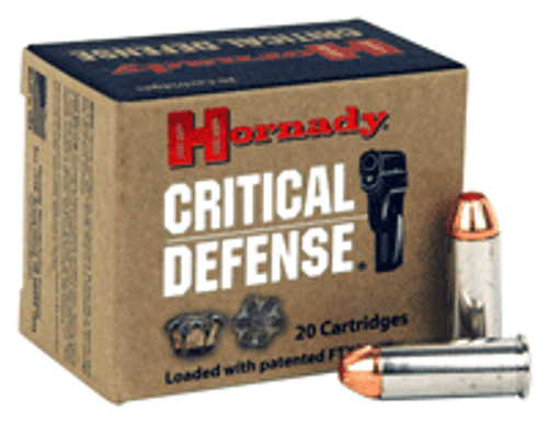 HORNADY CRITICAL DEFENSE  .44 - 20RD 10BX/CS SPECIAL 165GR FTX