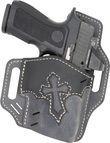 VERSACARRY COMPOUND ARC ANGEL - OWB HOLSTER GREY/BLACK SIZE 4