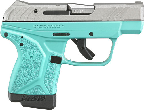 RUGER LCPII .22LR 10-SHOT - FS TURQUOISE/SILVER (TALO)