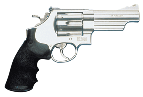 S&W 629 .44MAG 4" AS 6-SHOT - STAINLESS RUBBER