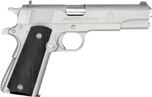 SPRINGFIELD MIL-SPEC 1911 .45 - ACP 5" 7RD STAINLESS CA COMP