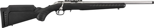 RUGER AMERICAN .22LR 10-SHOT - 18" STAINLESS THREADED BBL.