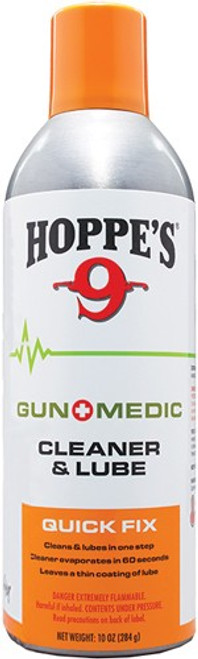 HOPPES GUN MEDIC 10 OZ. CLEANR - & LUBE BIO-BASED FORMULA AERSL