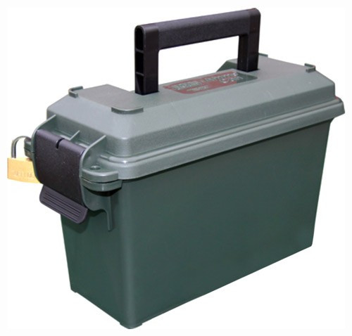 MTM .30 CALIBER AMMO CAN TALL - FOREST GREEN LOCKABLE