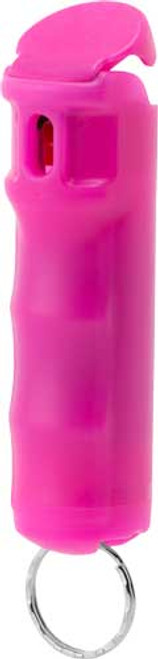 MACE PEPPER SPRAY COMPACT - HARD CASE W/KEY RING PINK 12G