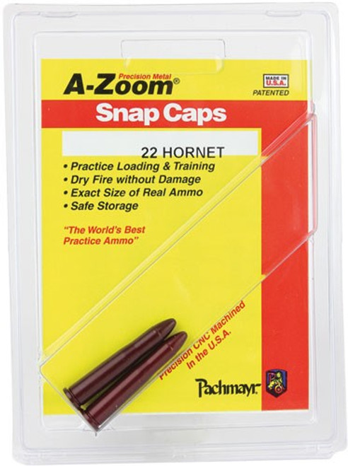 A-ZOOM METAL SNAP CAP - .22 HORNET 2-PACK
