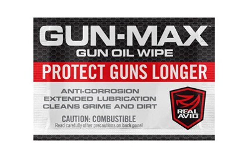 REAL AVID GUN-MAX OIL WIPES 25PK