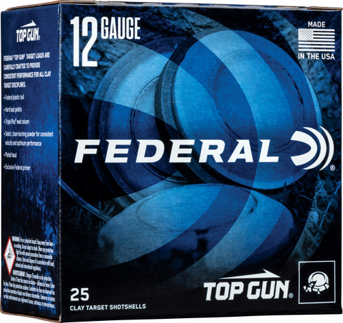 FEDERAL TOP GUN 12GA CASE LOT - 250RD 1180FPS 1OZ #7.5