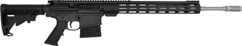 GLFA AR10 RIFLE 6.5CM 20" S/S - BARREL W/5R RIFLING 10-SHOT BLACK