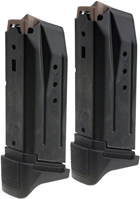 RUGER MAGAZINE SECURITY 380ACP - 10RD BLACK PLASTIC 2-PACK
