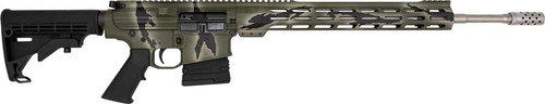 GLFA AR10 RIFLE 6.5CM 20" S/S - BARREL 10-SHOT PURSUIT GREEN CAMO