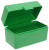 MTM AMMO BOX .22/6MM PPC & BR - 50-ROUNDS FLIP TOP STYLE GREEN